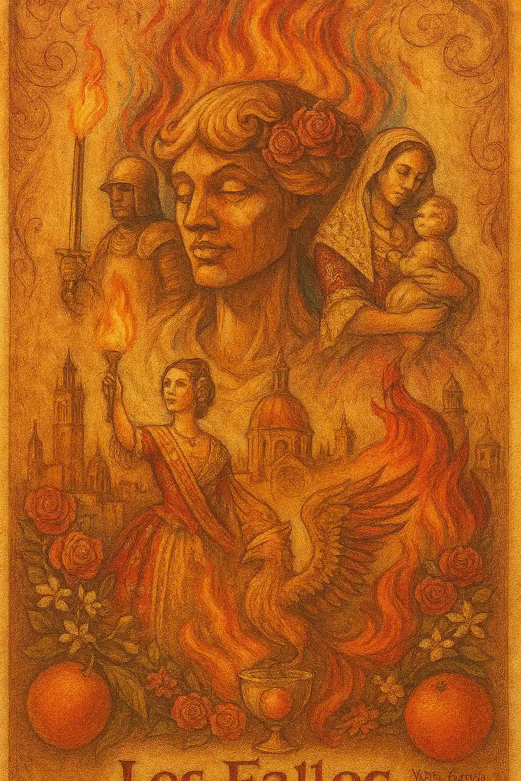 respresentación simbolismo fallas