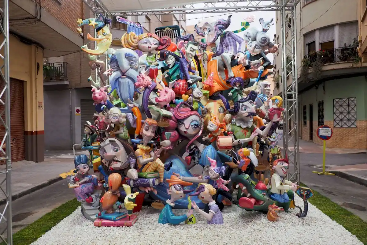 falla del barrio valencia infantil en el año 2022